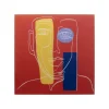 KARE Design Tableau En Verre Visage Rouge 100x100cm ^ Tableau