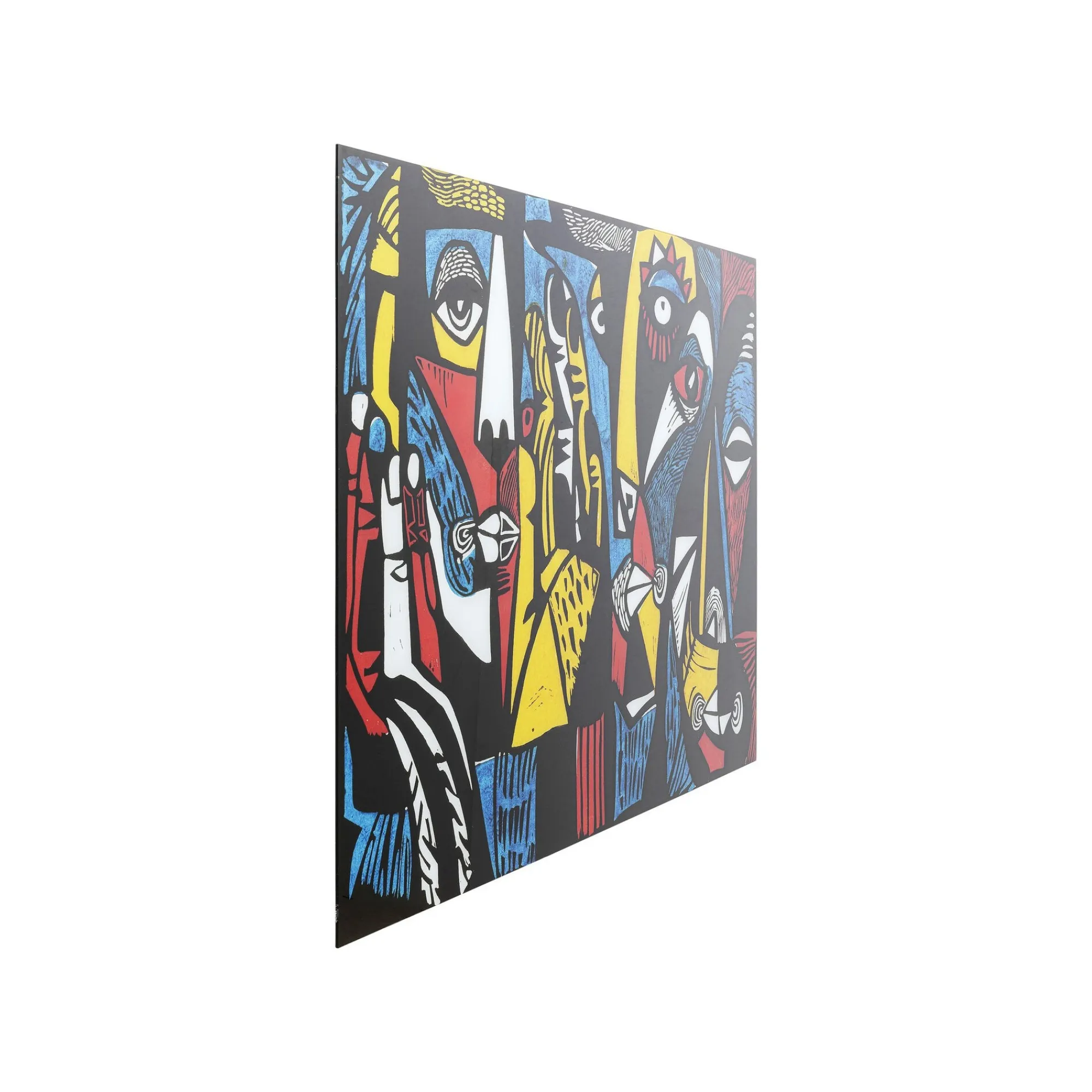 KARE Design Tableau En Verre Visages Abstraits 150x100cm ^ Tableau