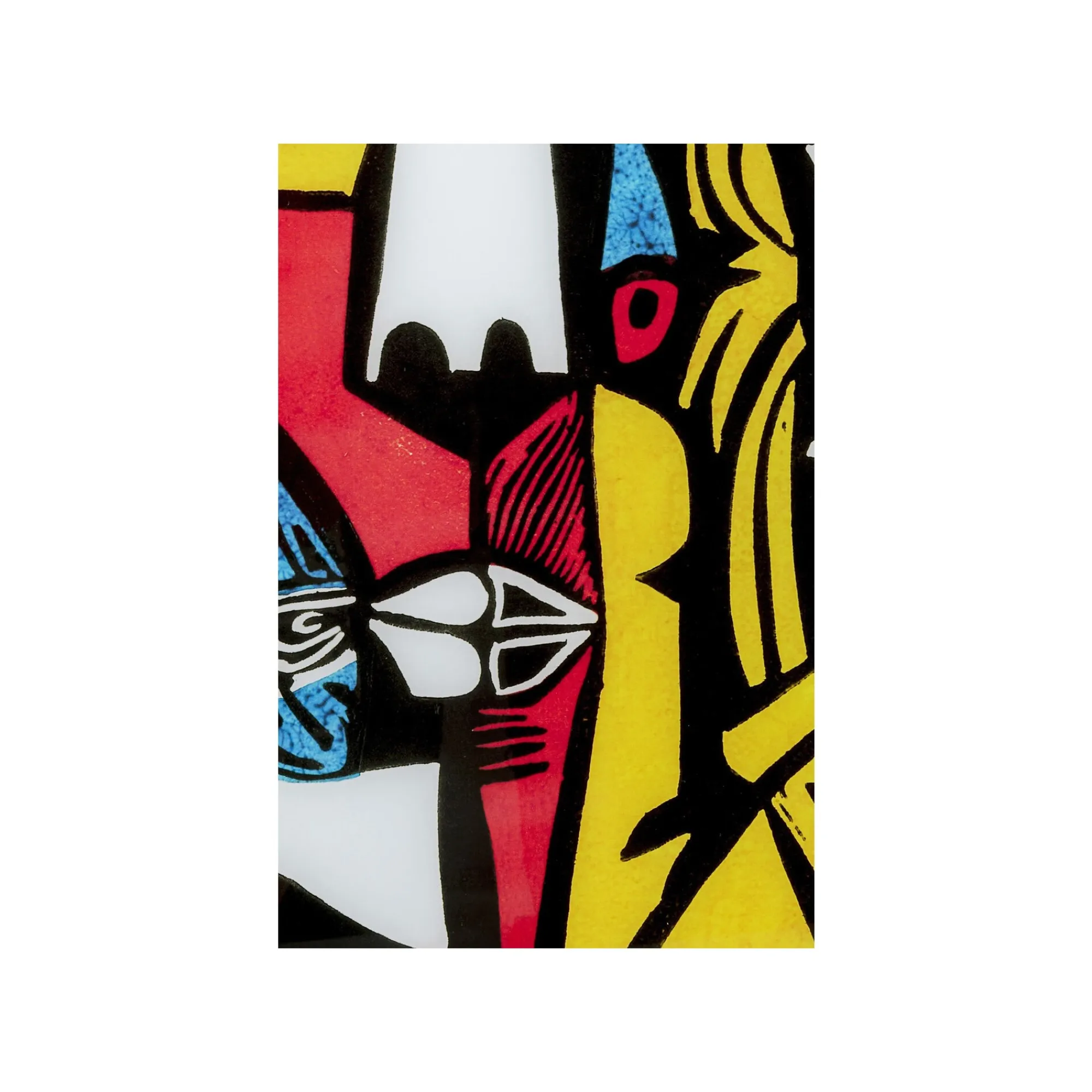 KARE Design Tableau En Verre Visages Abstraits 150x100cm ^ Tableau