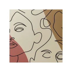 KARE Design Tableau Faccia Arte Tricolore 90x120cm ^ Tableau