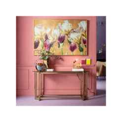 KARE Design Tableau Fleurs Iris 150x100cm ^ Tableau