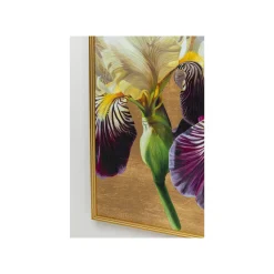 KARE Design Tableau Fleurs Iris 150x100cm ^ Tableau