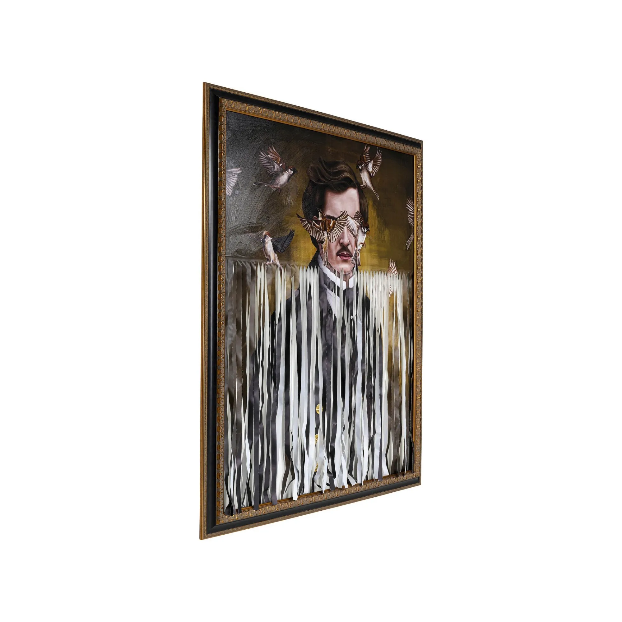 KARE Design Tableau Frame Gentleman Cuts 130x163cm ^ Tableau