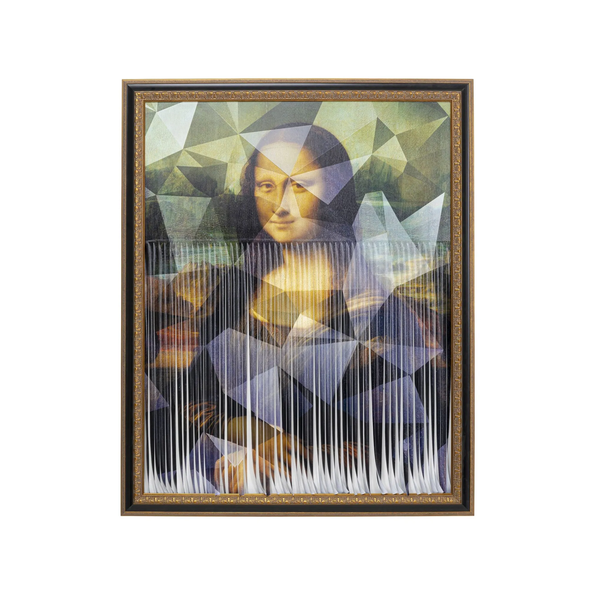 KARE Design Tableau Frame Mademoiselle Lisa 130x163cm ^ Tableau