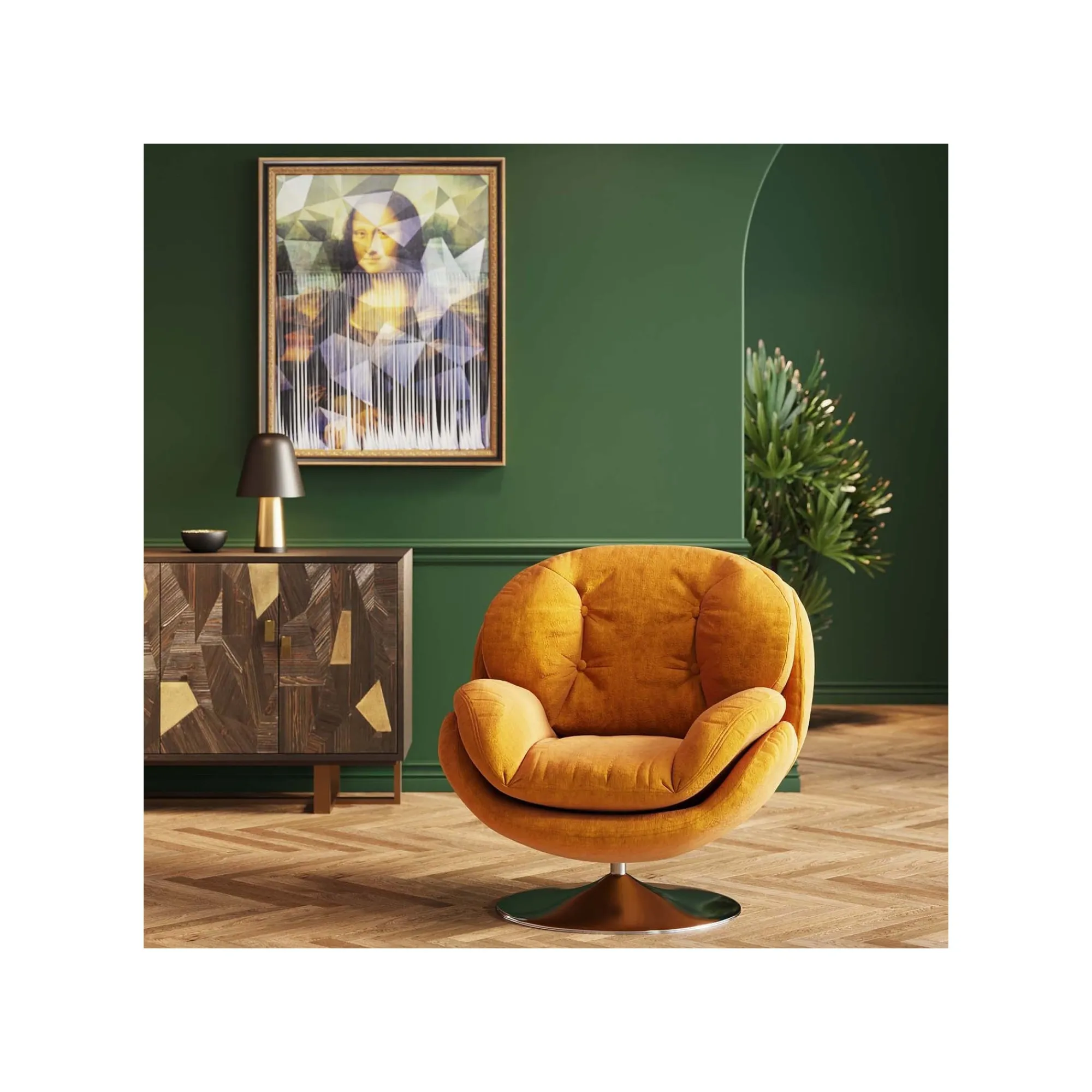 KARE Design Tableau Frame Mademoiselle Lisa 130x163cm ^ Tableau