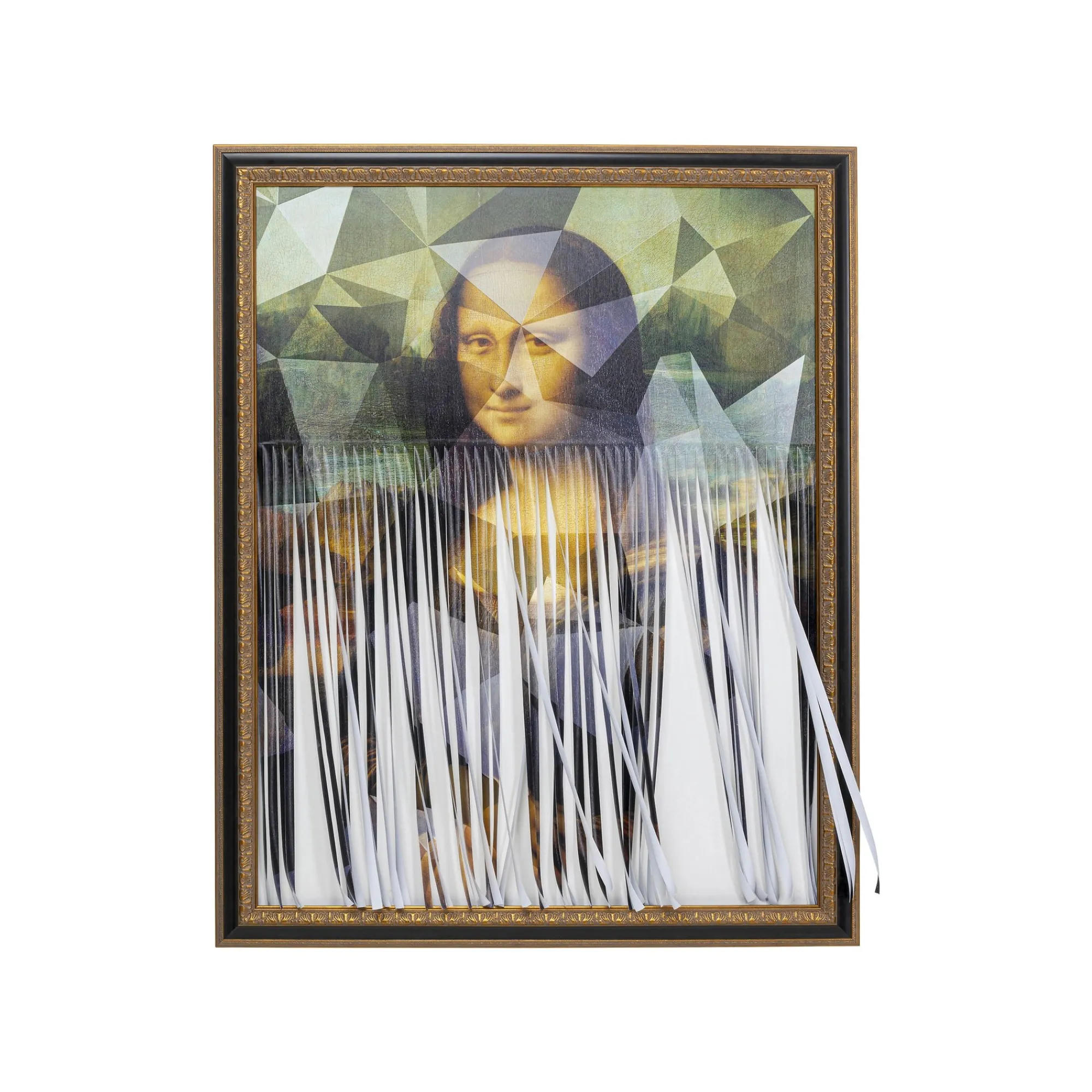 KARE Design Tableau Frame Mademoiselle Lisa 130x163cm ^ Tableau