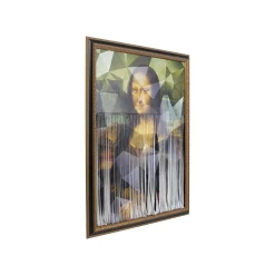 KARE Design Tableau Frame Mademoiselle Lisa 130x163cm ^ Tableau