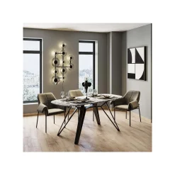 KARE Design Tableau Frame Modulo Noir Et Blanc 100x100cm ^ Tableau