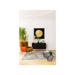 KARE Design Tableau Golden Snail 120x120cm ^ Tableau