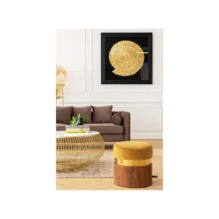 KARE Design Tableau Golden Snail 120x120cm ^ Tableau
