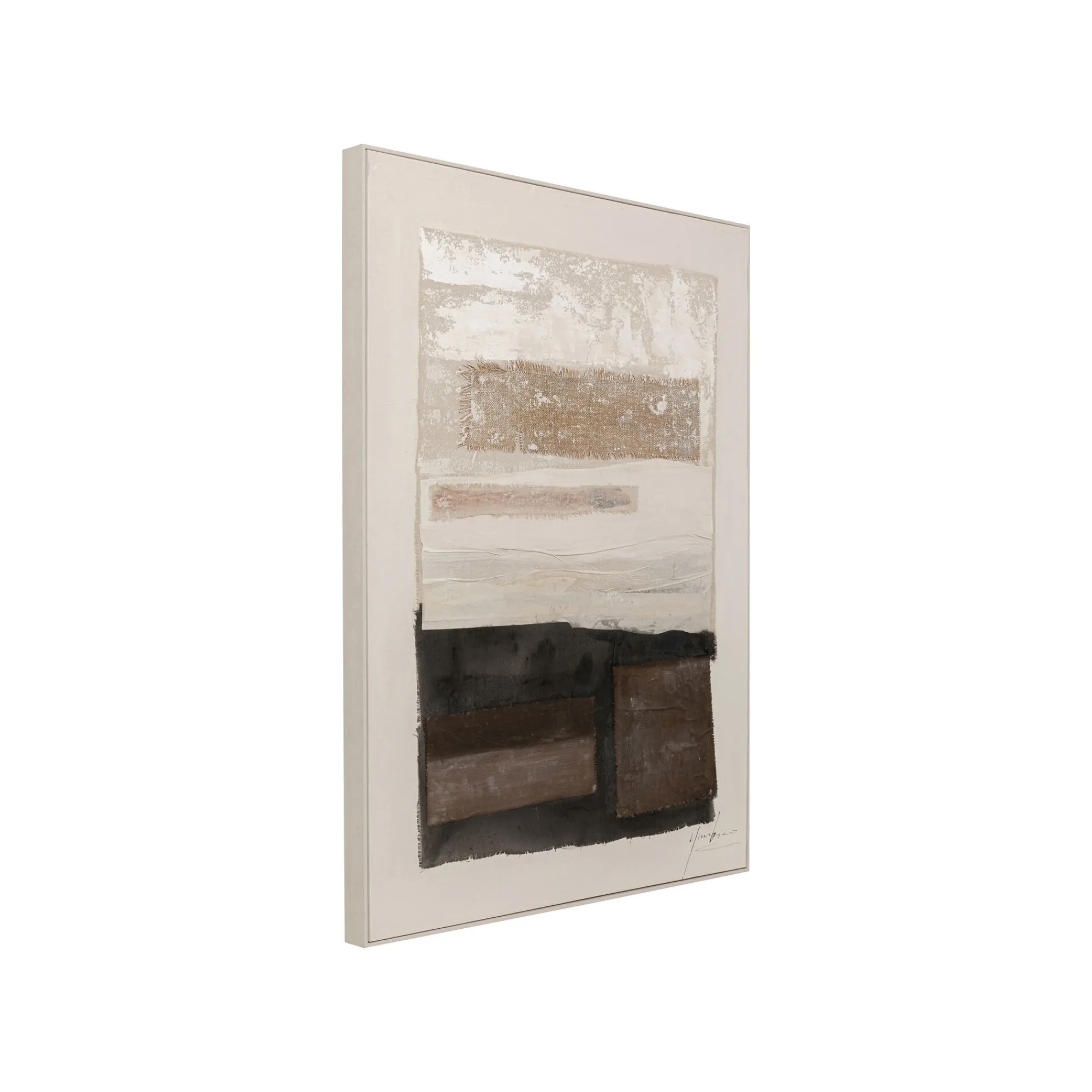 KARE Design Tableau Lontano 90x120cm Marron ^ Tableau