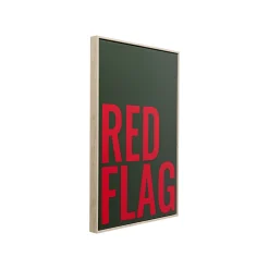 KARE Design Tableau Red Flag 40x60cm ^ Tableau