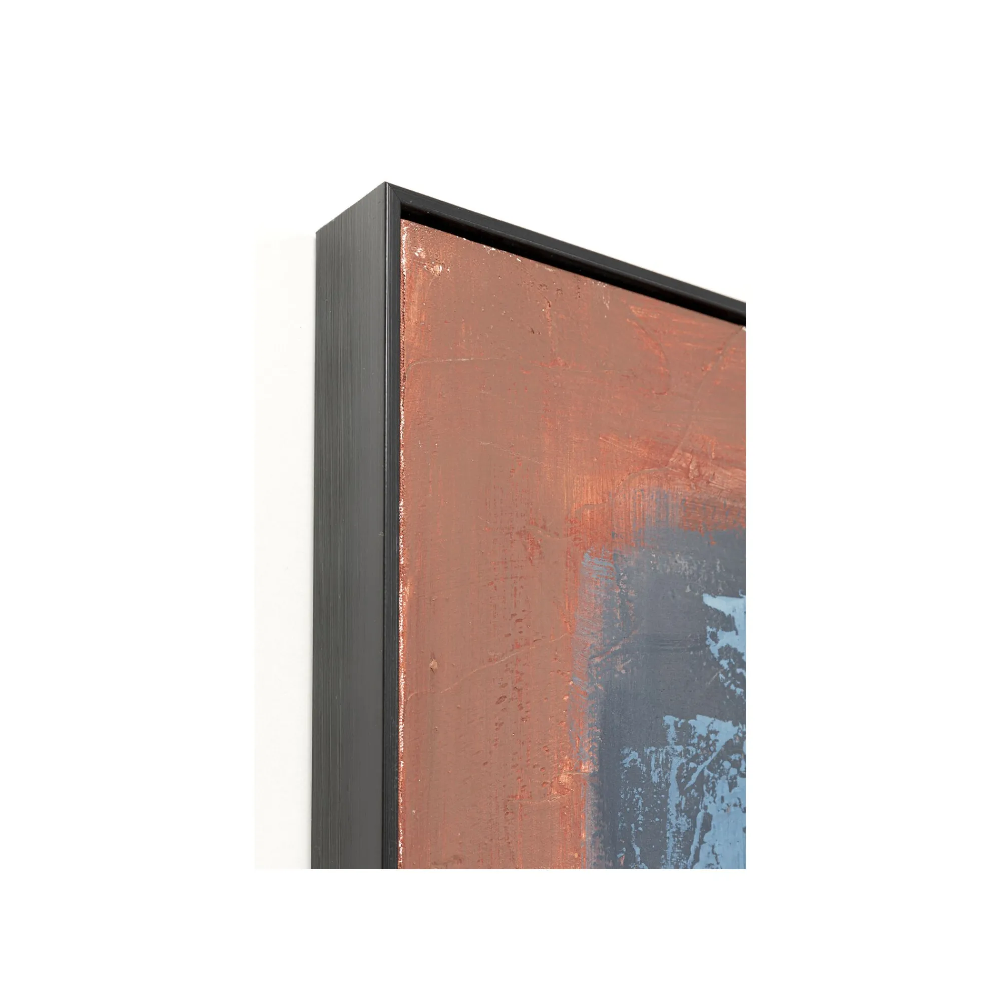 KARE Design Tableau Silence 120x120cm Bleu ^ Tableau
