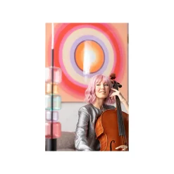 KARE Design Tableau Tendency Cercles Roses 120x120cm ^ Tableau