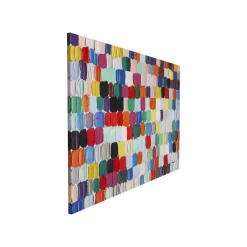 KARE Design Tableau Touched Colorful Dots 200x140cm ^ Tableau