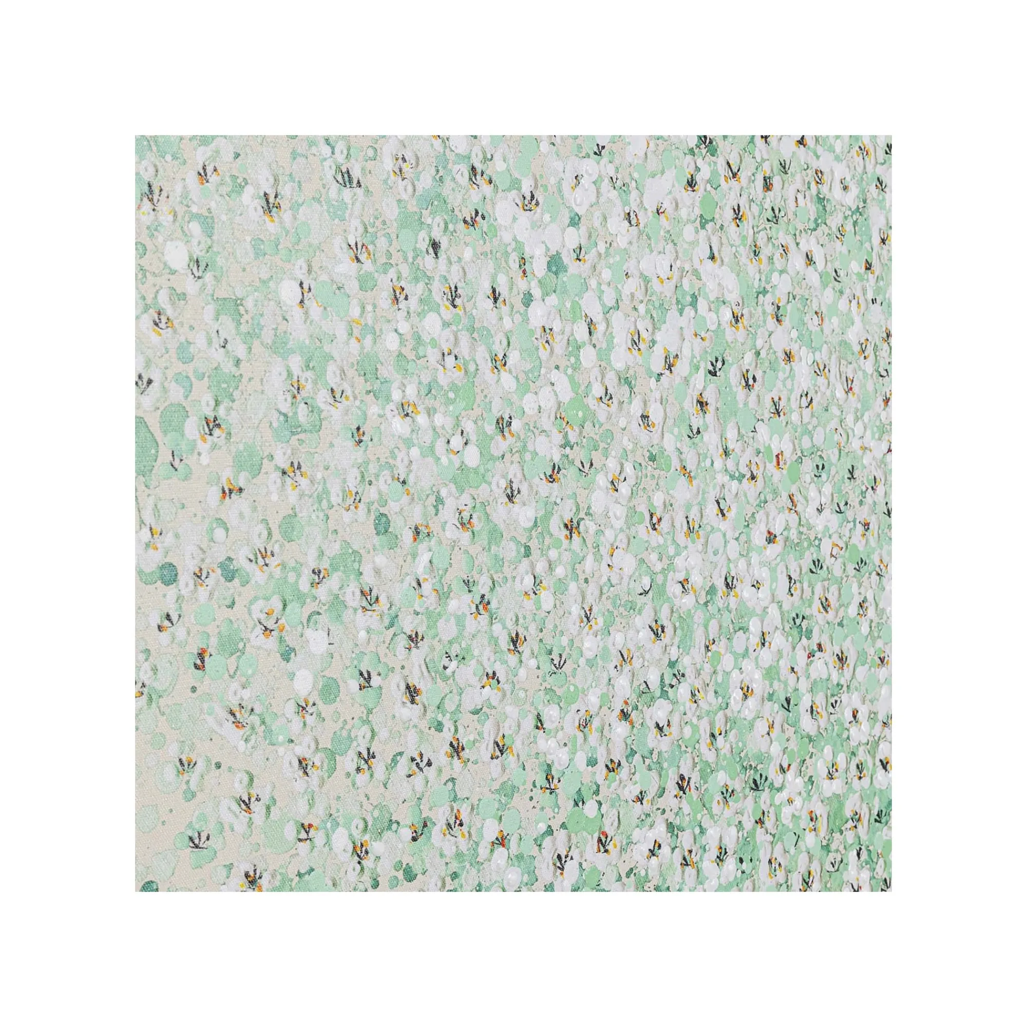 KARE Design Tableau Touched Fleurs Pirogue Beige Et Vert 120x160cm ^ Tableau