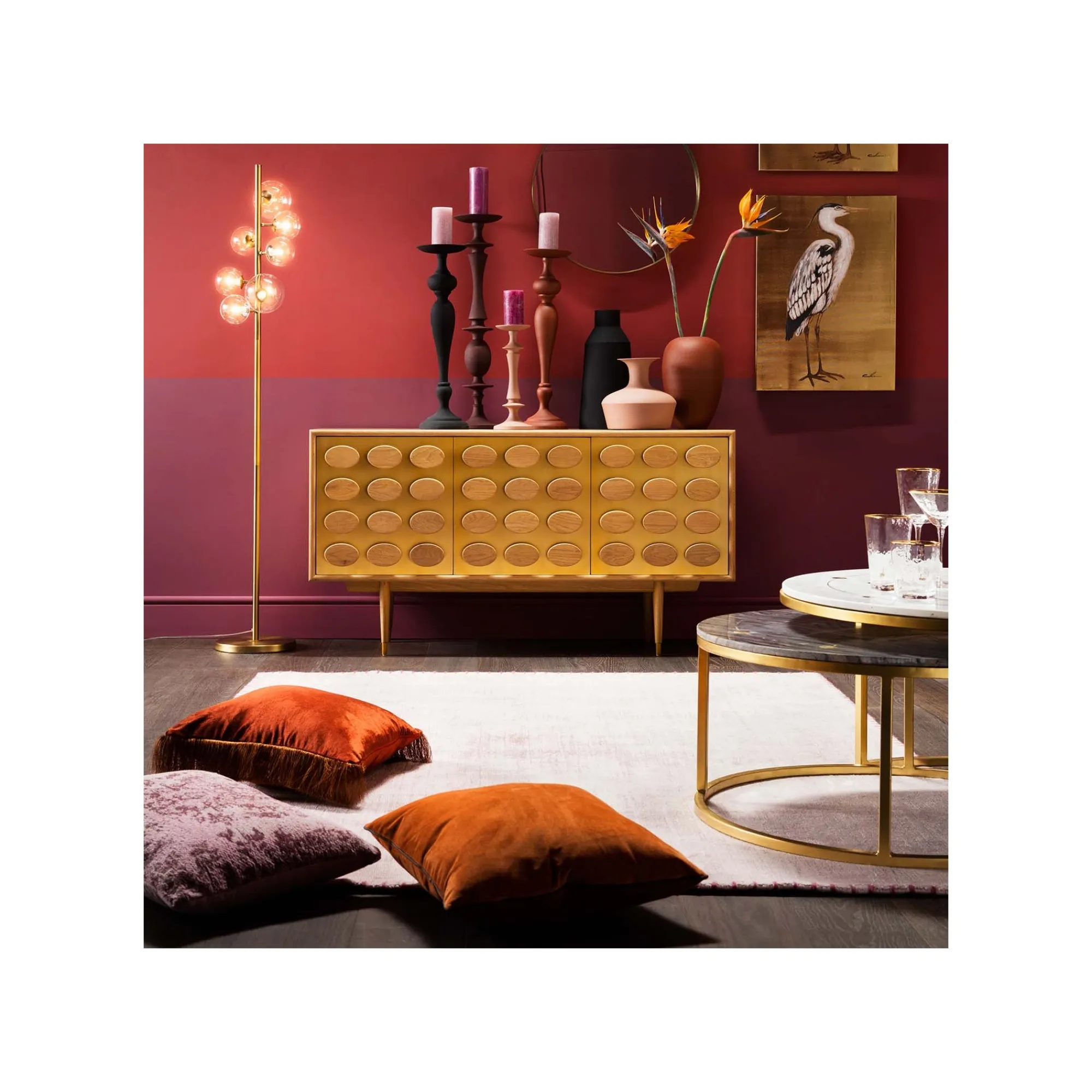 KARE Design Tables Basses Mystic Rondes Set De 2 ^ Table Basse