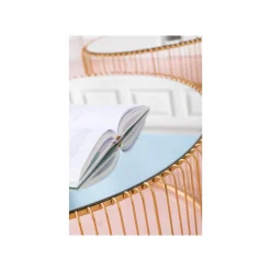 KARE Design Tables Basses Rondes Wire Set De 2 Laiton ^ Table Basse