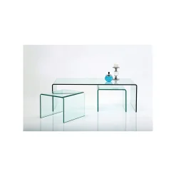 KARE Design Tables Basses Visible Clear Set De 3 ^ Table Basse