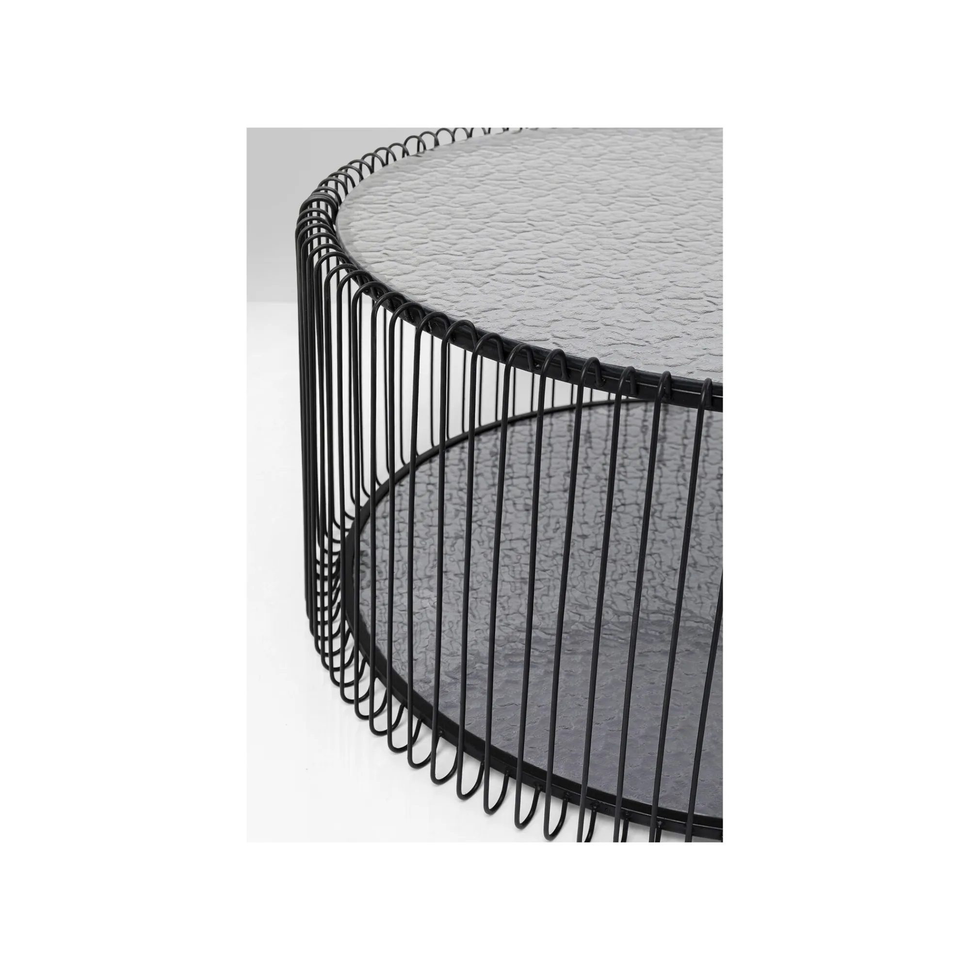 KARE Design Tables Basses Wire Double Bubble Noires Set De 2 ^ Table Basse