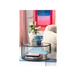 KARE Design Tables Basses Wire Double Bubble Noires Set De 2 ^ Table Basse