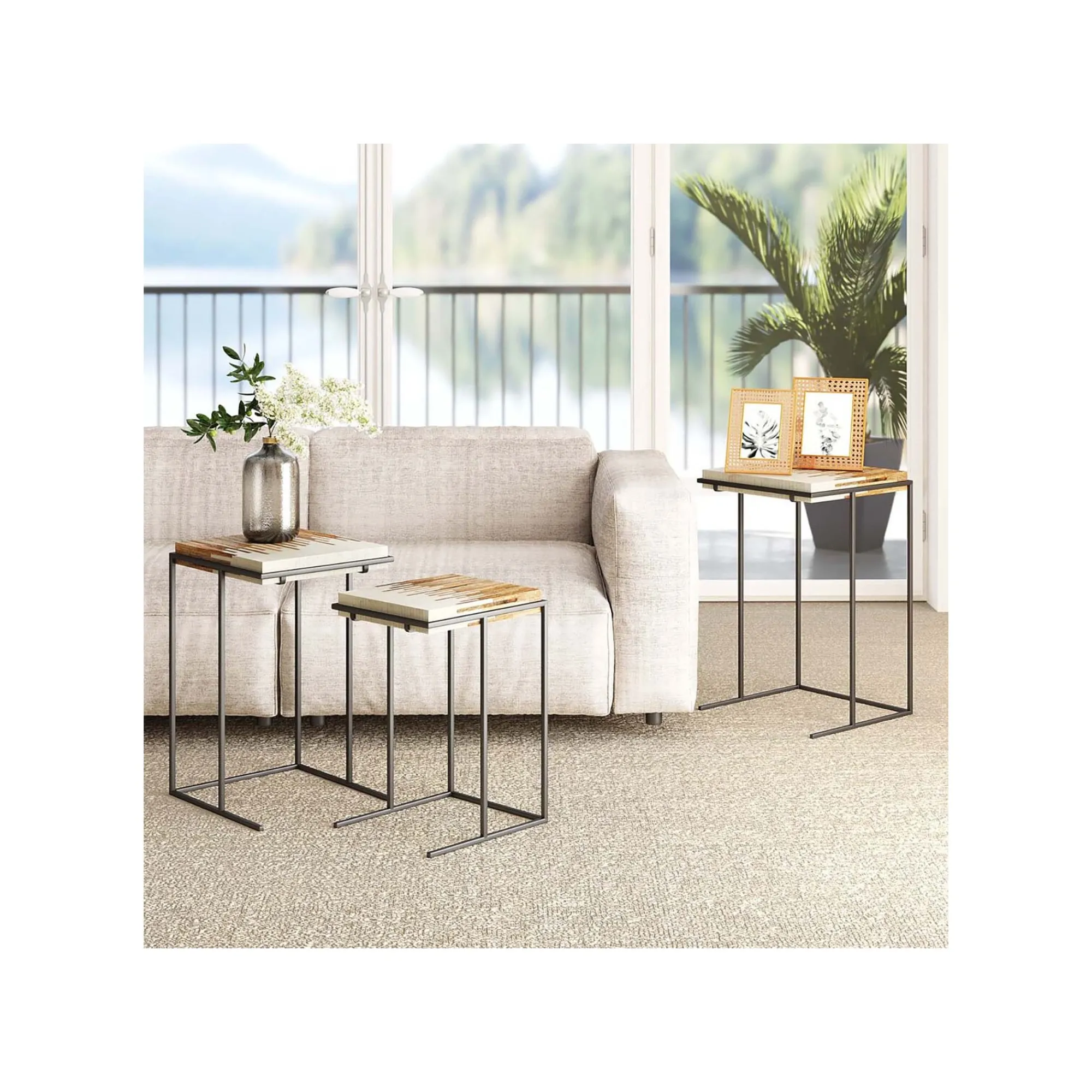 KARE Design Tables D'appoint Bora Bora Set De 3 ^ Table D'Appoint & De Chevet