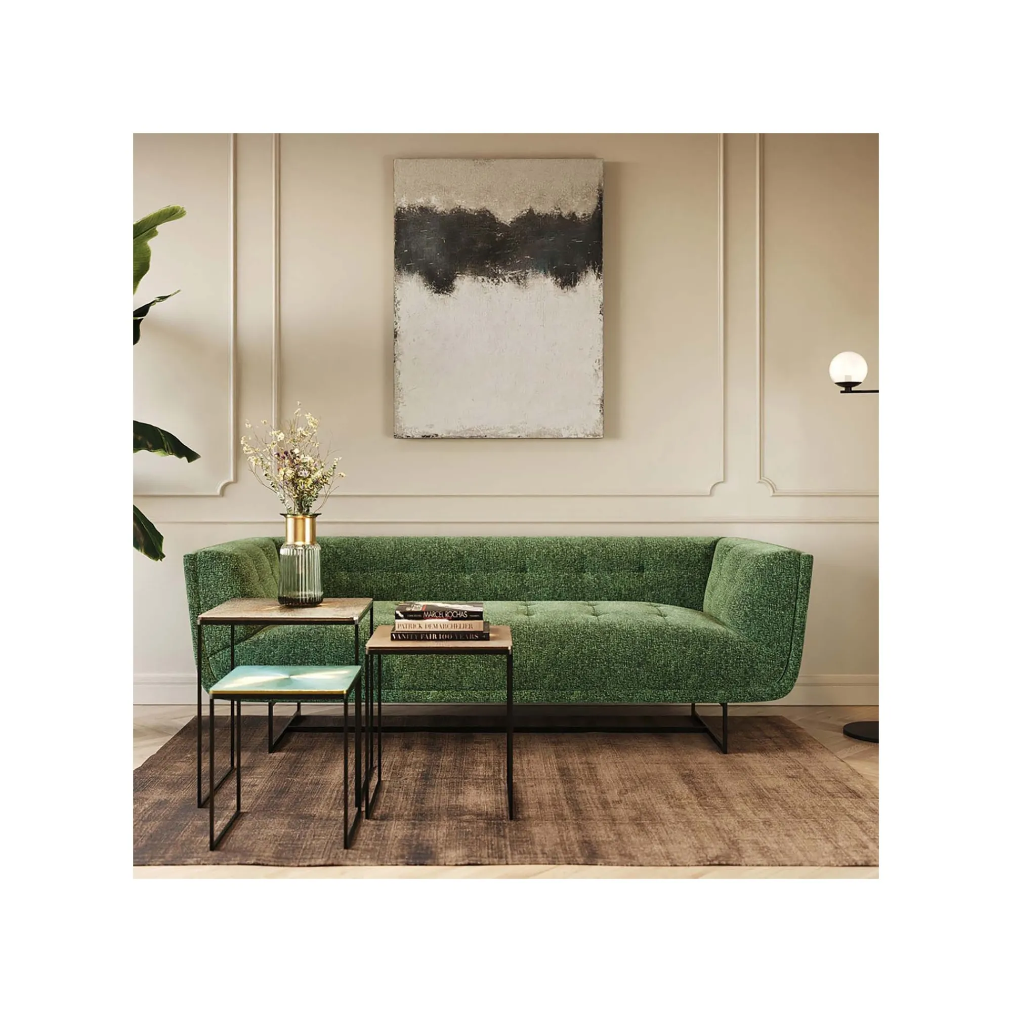 KARE Design Tables D'appoint Ray Carrées Set De 3 ^ Table D'Appoint & De Chevet