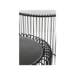 KARE Design Tables D'appoint Rondes Wire Noires Set De 2 ^ Table D'Appoint & De Chevet