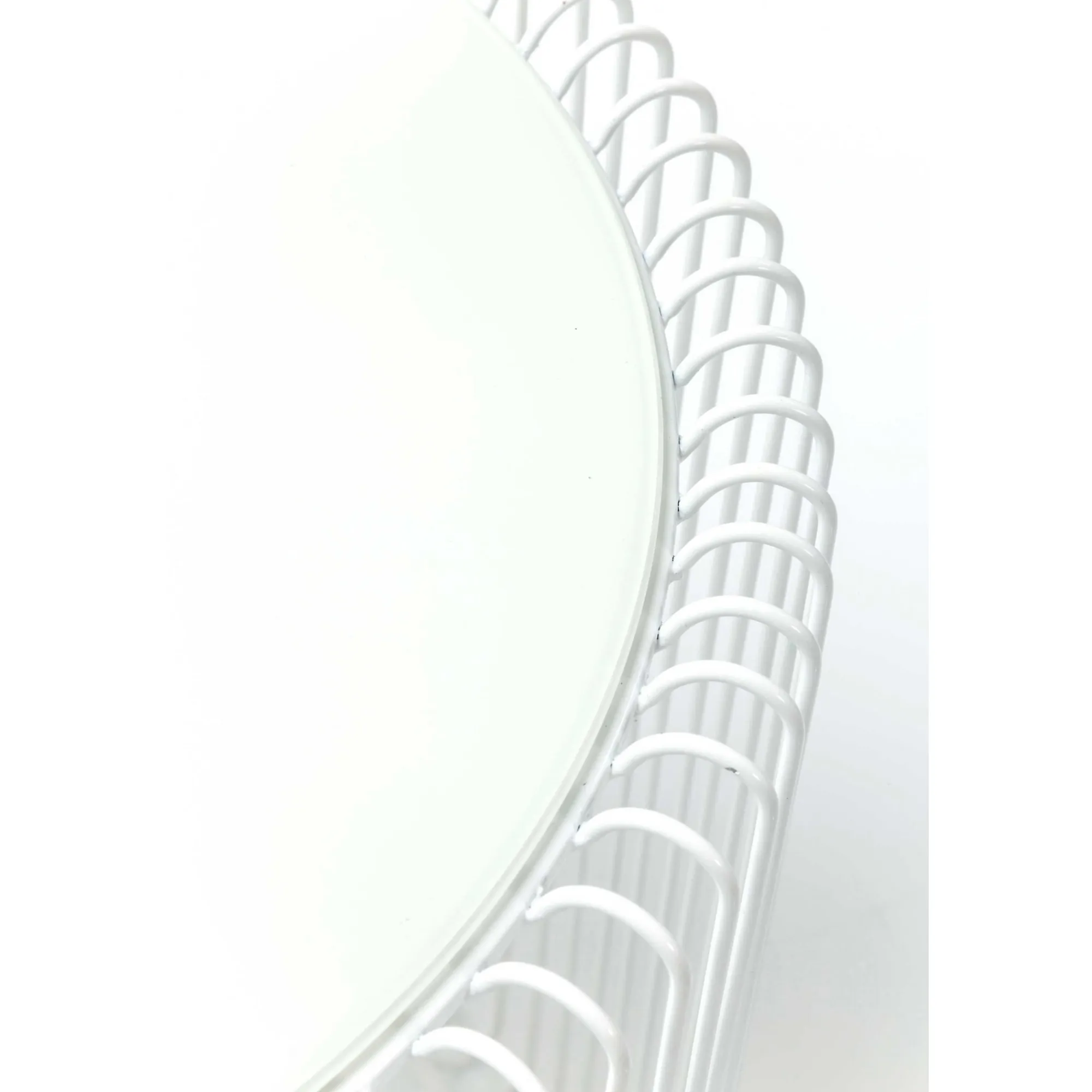 KARE Design Tables D'appoint Rondes Wire Blanches Set De 2 ^ Table D'Appoint & De Chevet