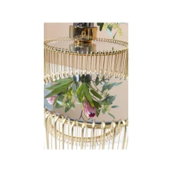 KARE Design Tables D'appoint Rondes Wire Laiton Set De 2 ^ Table D'Appoint & De Chevet