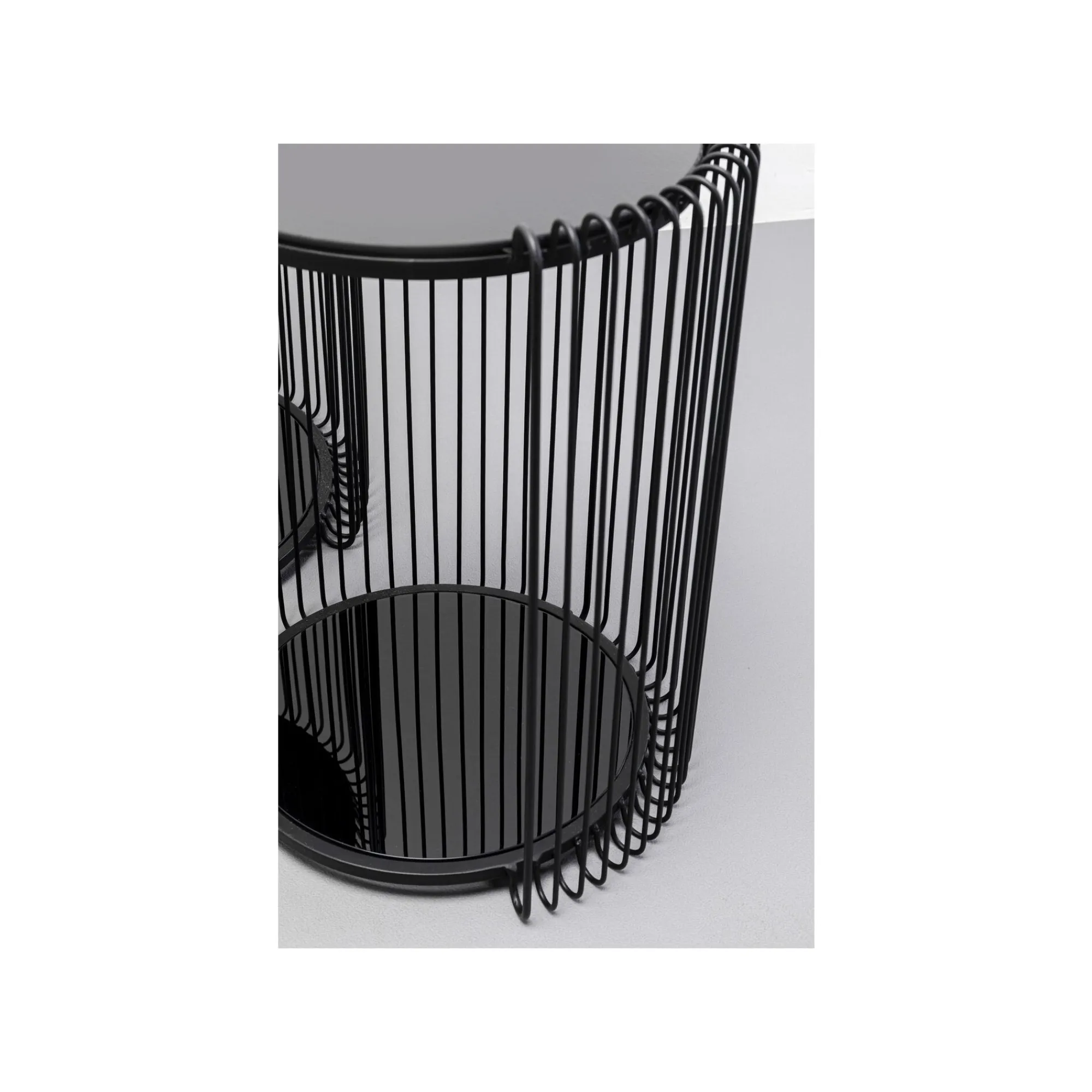 KARE Design Tables D'appoint Wire Double Noires Set De 2 ^ Table D'Appoint & De Chevet