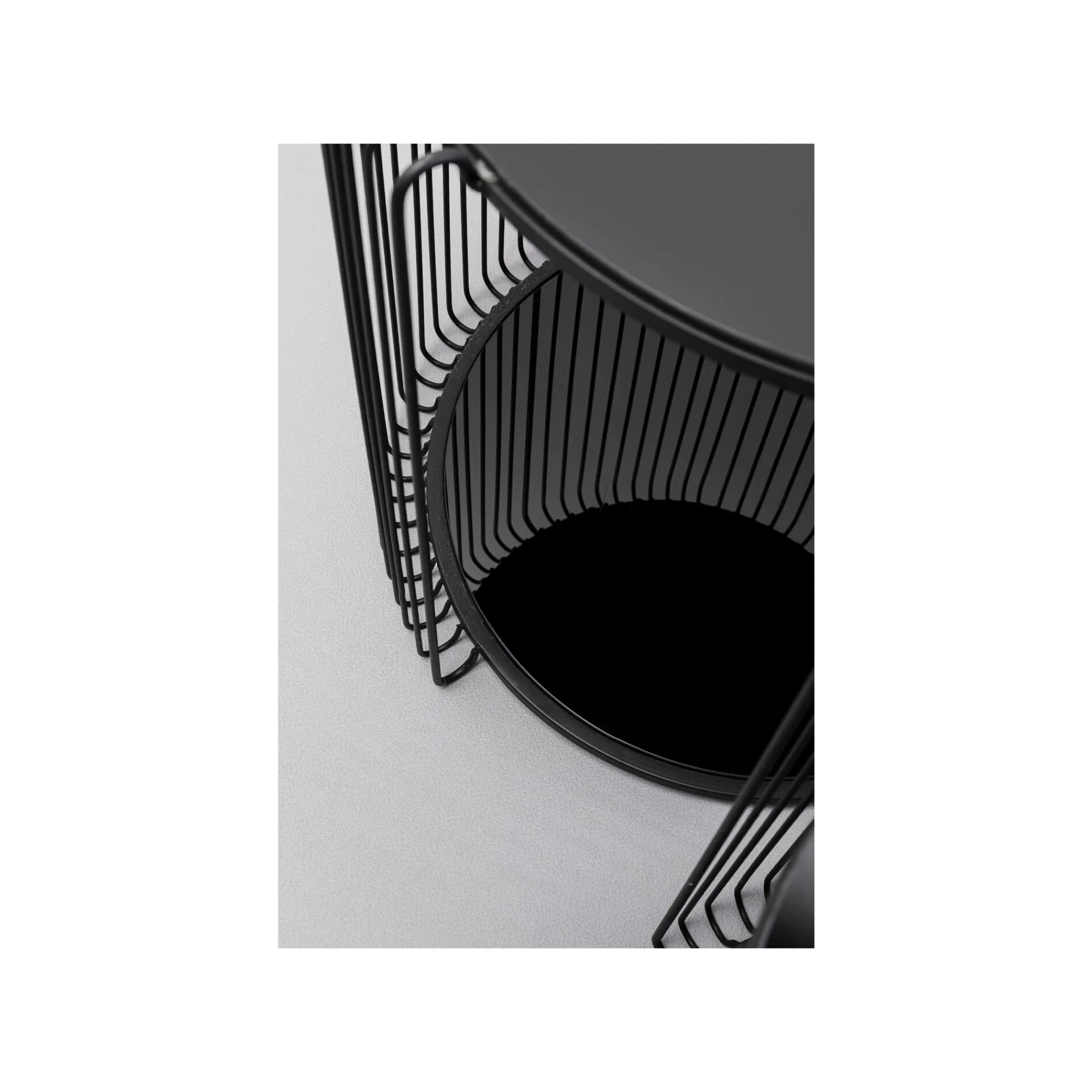 KARE Design Tables D'appoint Wire Double Noires Set De 2 ^ Table D'Appoint & De Chevet