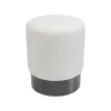 KARE Design Tabouret Cherry Boucle Crème Et Gris ^ Tabouret & Pouf