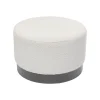 KARE Design Tabouret Cherry Eclipse Boucle Crème Et Gris ^ Tabouret & Pouf