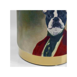 KARE Design Tabouret Cherry Monsieur Chien Laiton ^ Tabouret & Pouf
