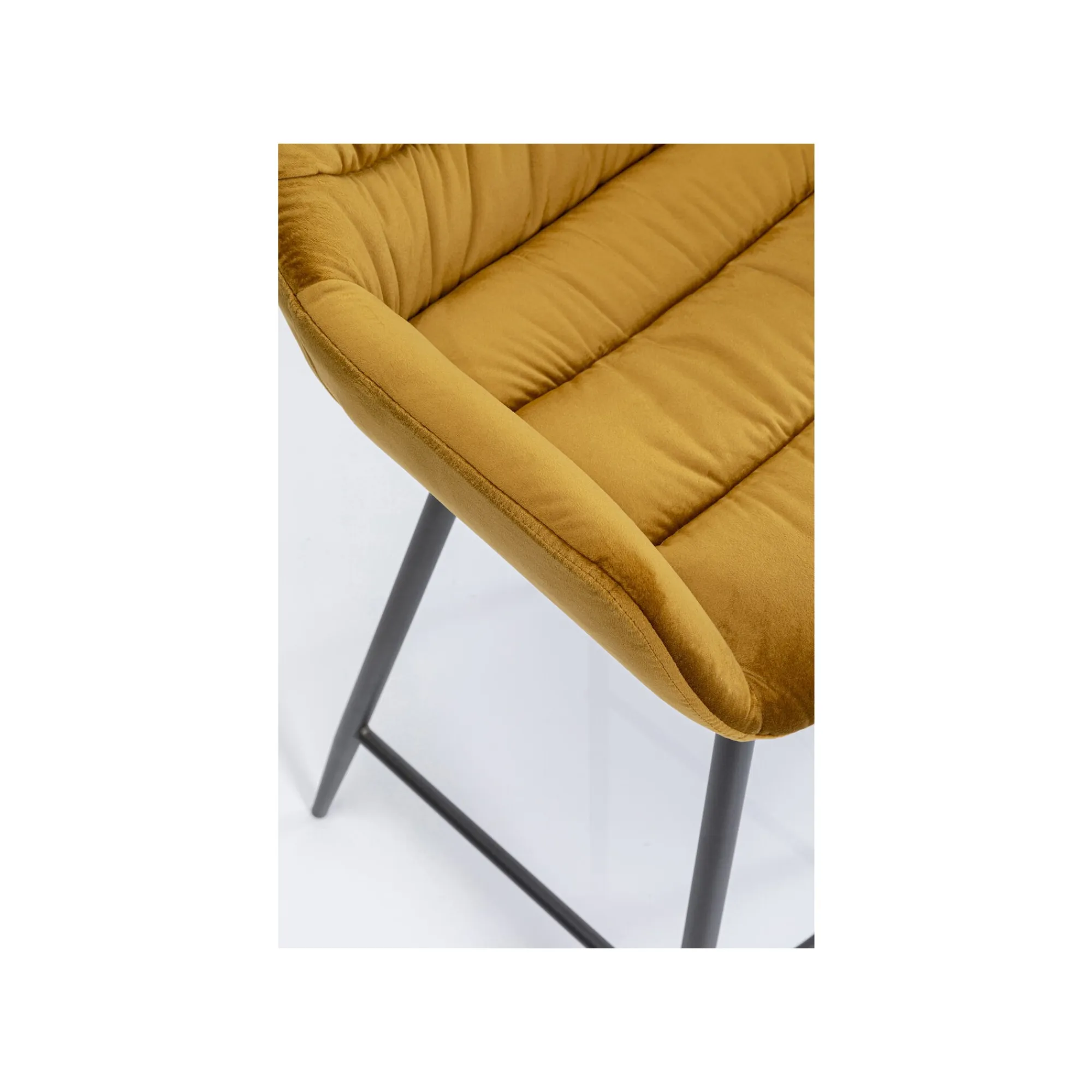 KARE Design Tabouret De Bar Bristol Velours Jaune ^ Bar & Tabouret De Bar