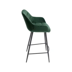 KARE Design Tabouret De Bar Bristol Velours Vert ^ Bar & Tabouret De Bar