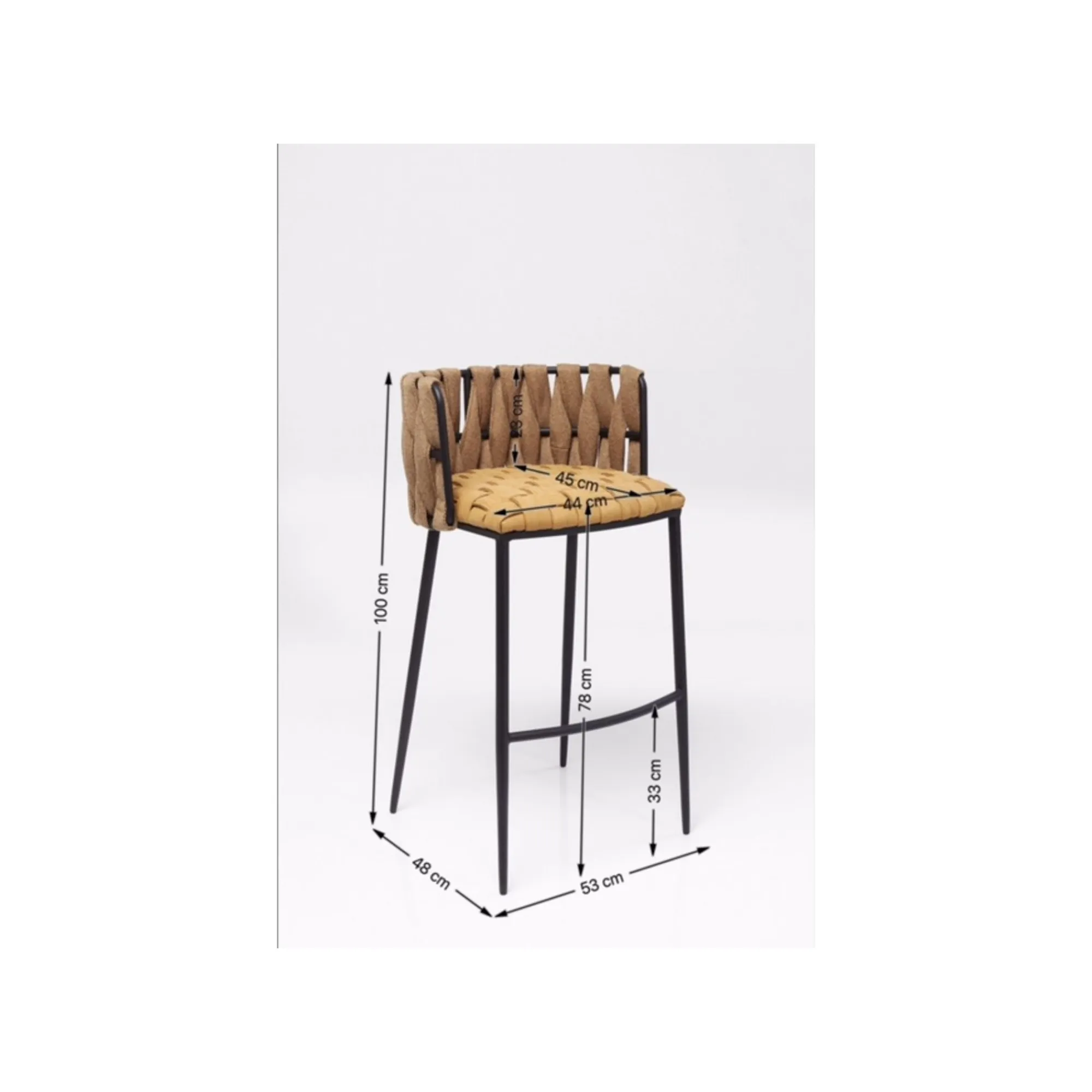 KARE Design Tabouret De Bar Cheerio Jaune ^ Bar & Tabouret De Bar