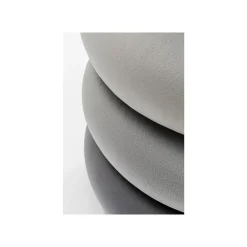 KARE Design Tabouret Sandwich Velours Gris ^ Tabouret & Pouf