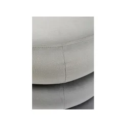 KARE Design Tabouret Sandwich Velours Gris ^ Tabouret & Pouf