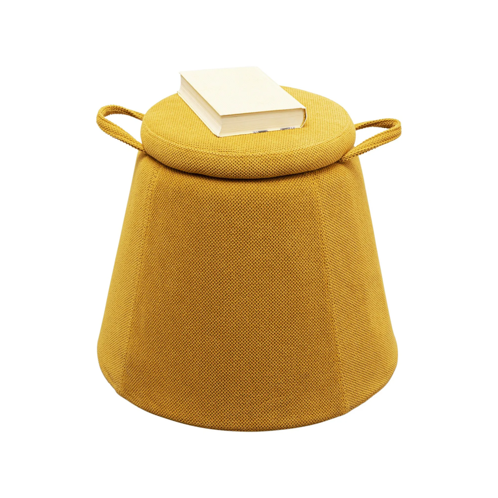 KARE Design Tabouret Thimble Jaune ^ Tabouret & Pouf