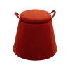 KARE Design Tabouret Thimble Rouge ^ Tabouret & Pouf
