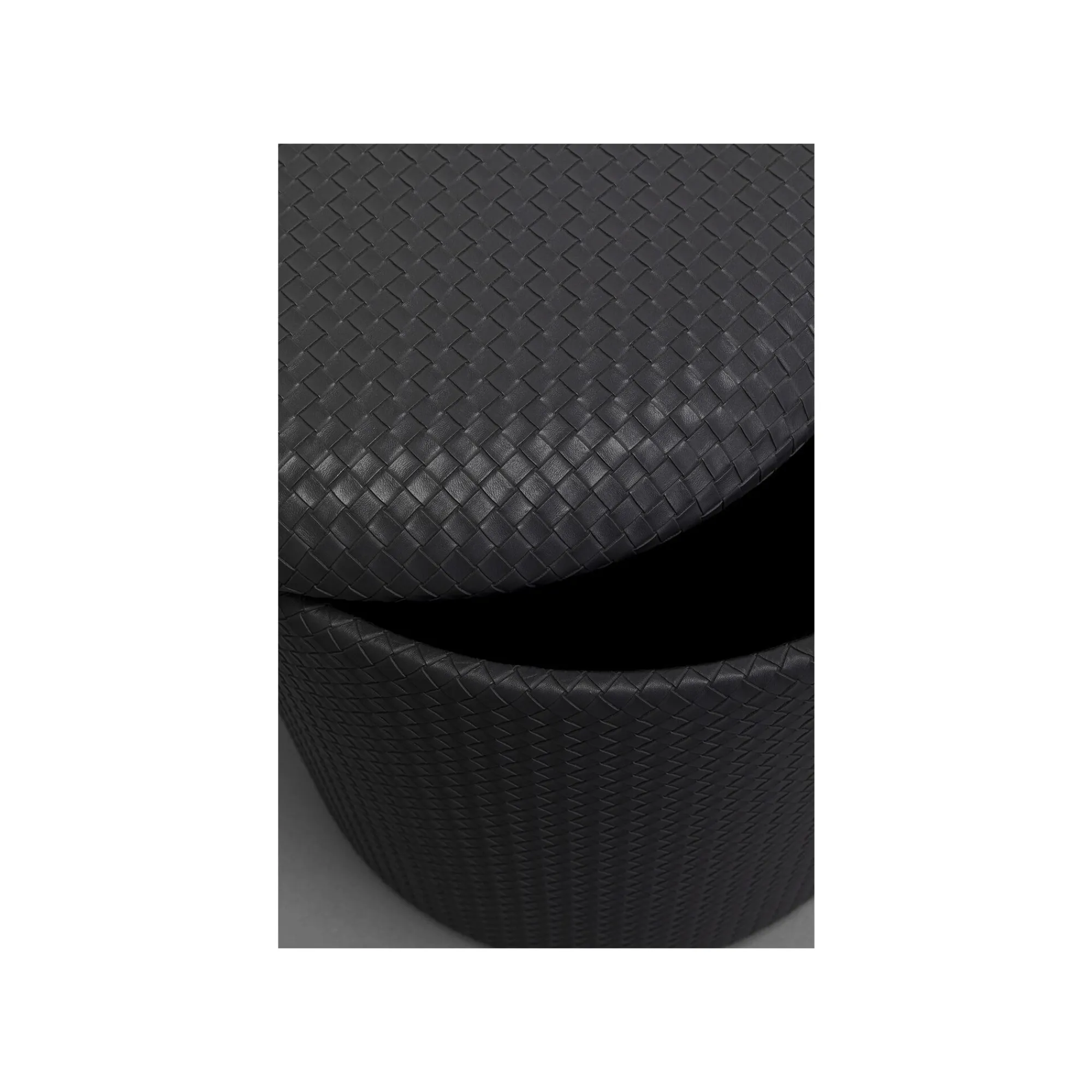 KARE Design Tabouret-coffre Venezia Noir ^ Tabouret & Pouf|Coffre & Malle