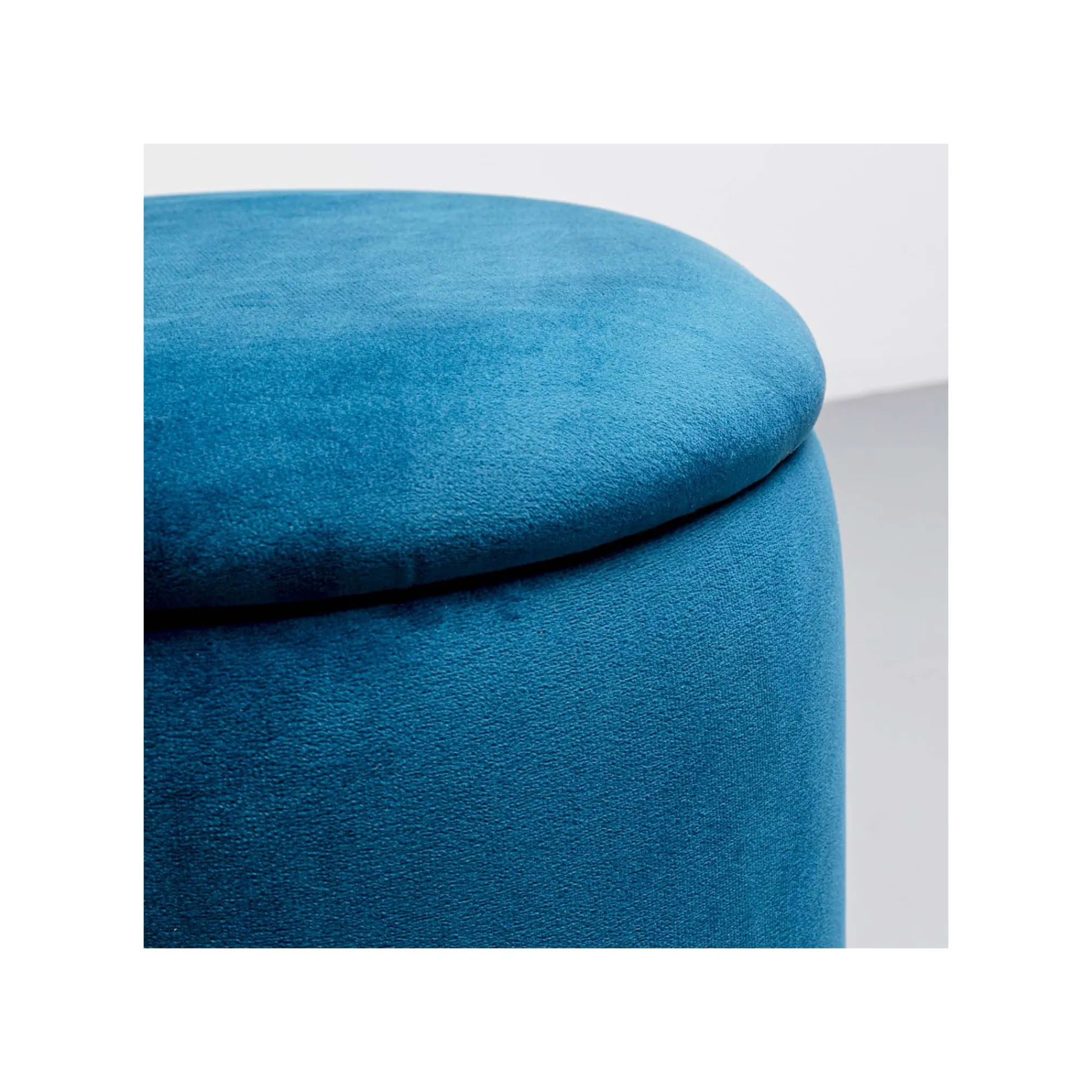 KARE Design Tabourets-coffres Cherry Bleu Pétrole Et Laiton Set De 2 ^ Tabouret & Pouf|Coffre & Malle