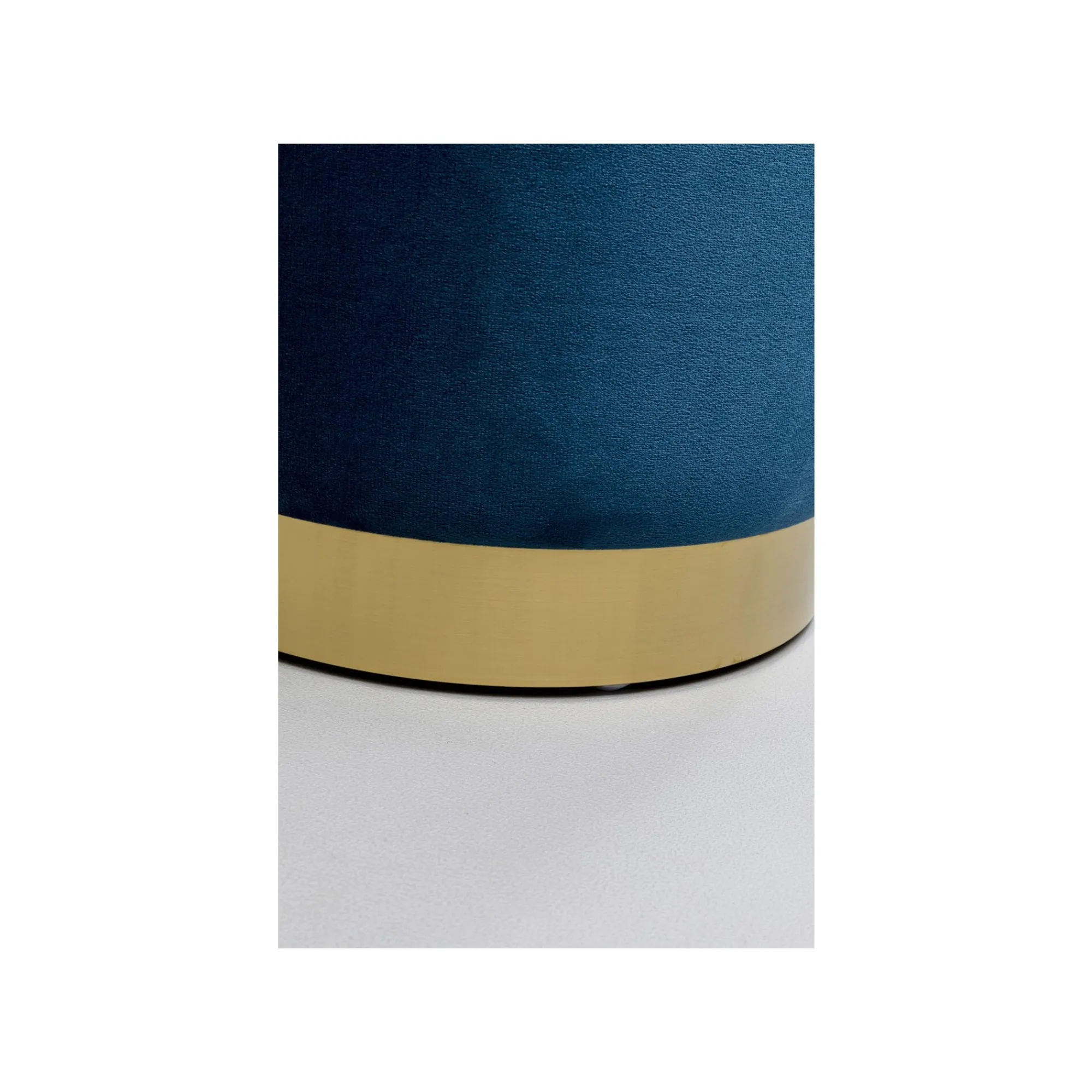 KARE Design Tabourets-coffres Cherry Bleu Pétrole Et Laiton Set De 2 ^ Tabouret & Pouf|Coffre & Malle