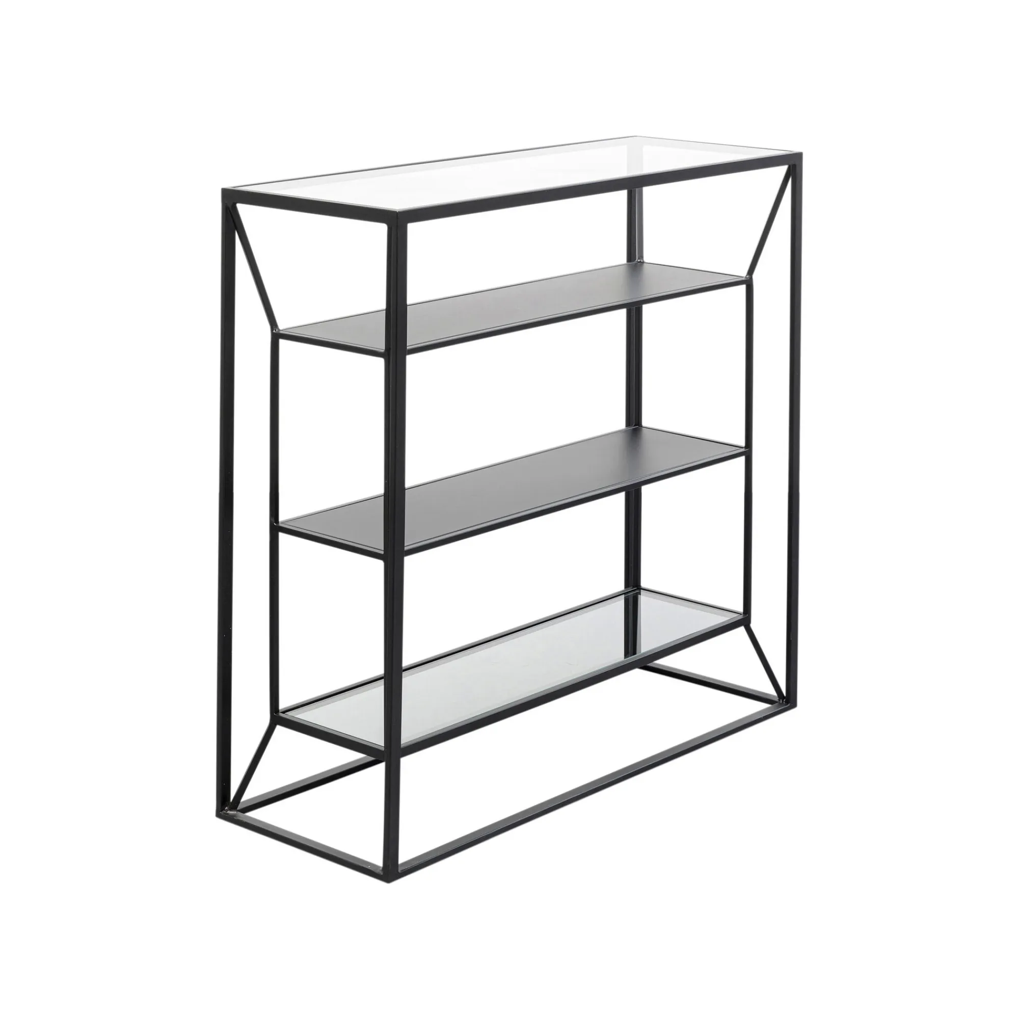 KARE Design Étagère Corinne 90x90cm Noire ^ Étagère Et Bibliothèque