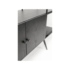KARE Design Étagère Cosy Sixties 183x180cm Noire ^ Étagère Et Bibliothèque