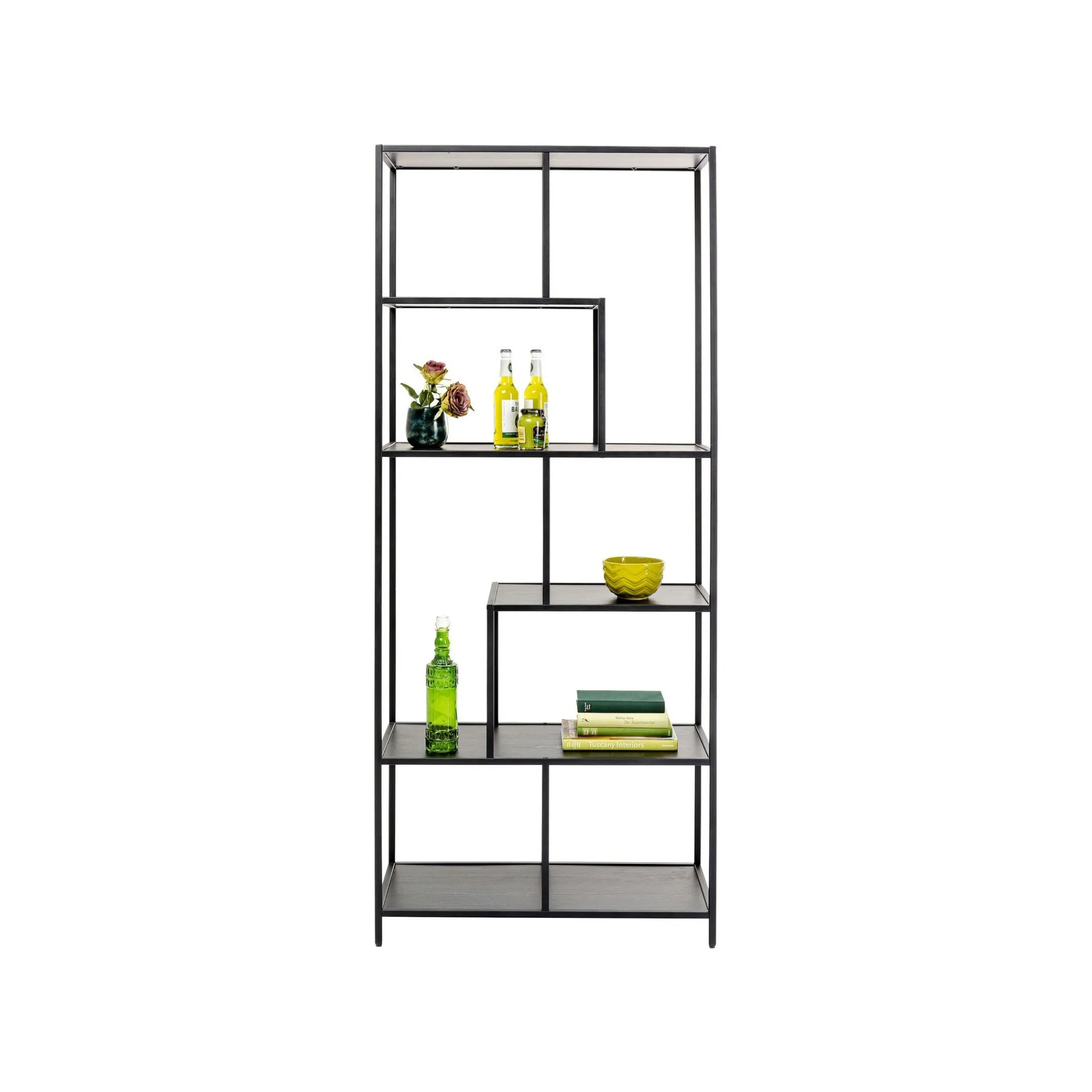 KARE Design Étagère Loftie Noire 185x77cm ^ Étagère Et Bibliothèque