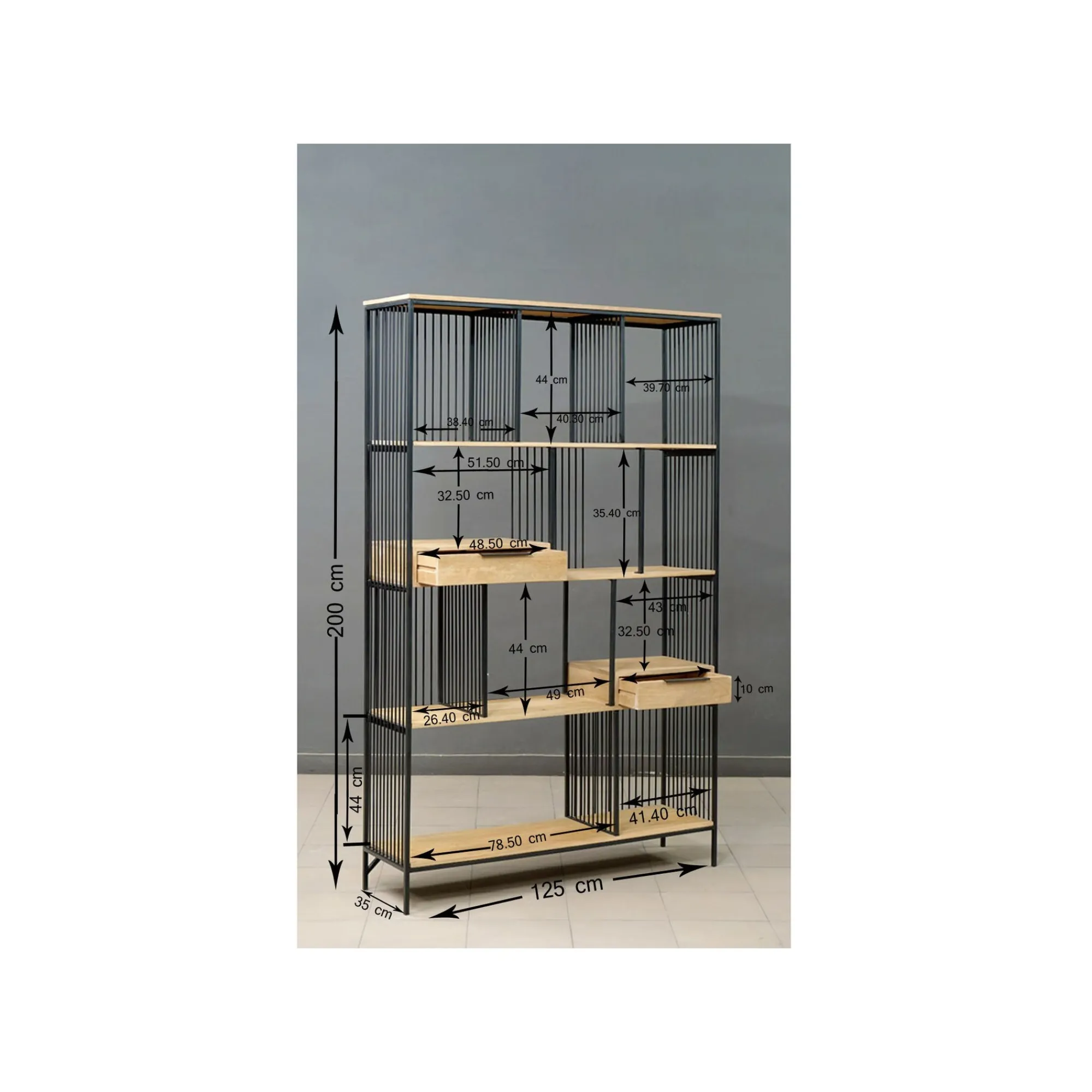 KARE Design Étagère Modena 200x125cm ^ Étagère Et Bibliothèque