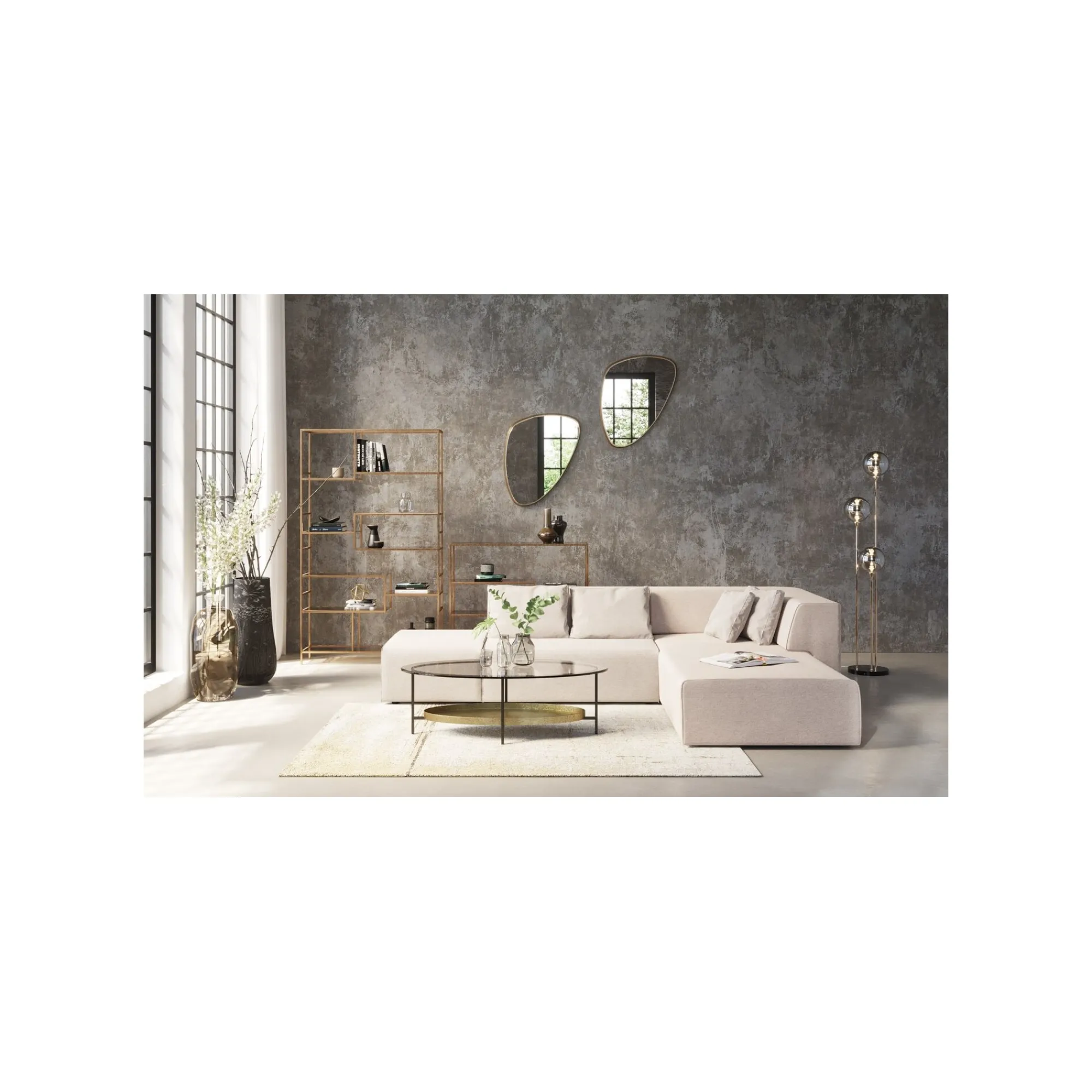 KARE Design Tapis Abstract Beige 240x170cm ^ Tapis
